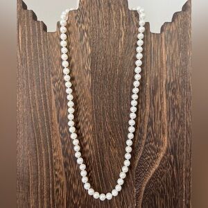 Vintage JCM Jacmel Mauritius 14KT Gold Freshwater Pearl Necklace 18" D10